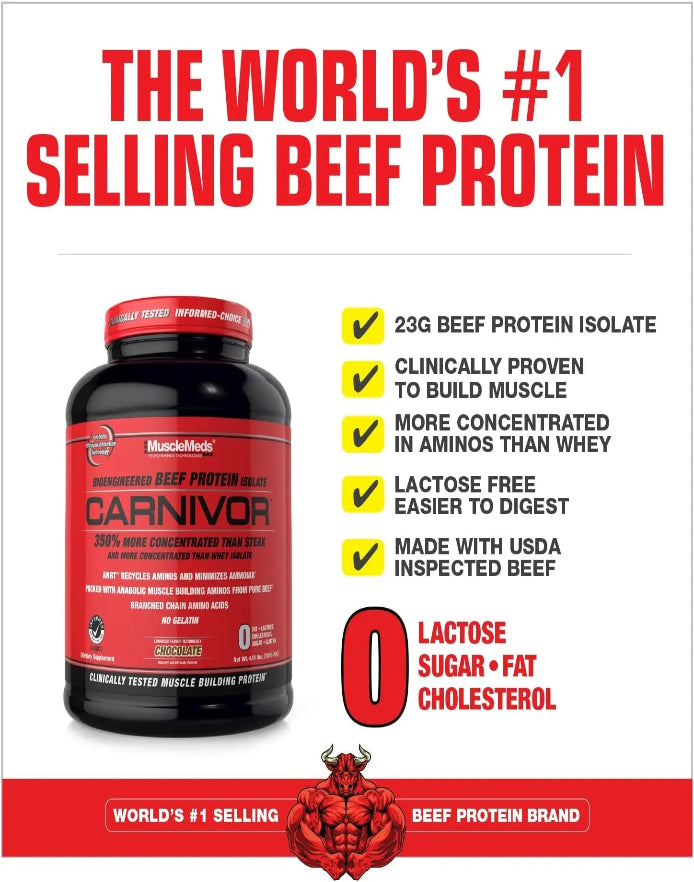 Carnivor Proteína Chocolate 4 Lb - MuscleMeds