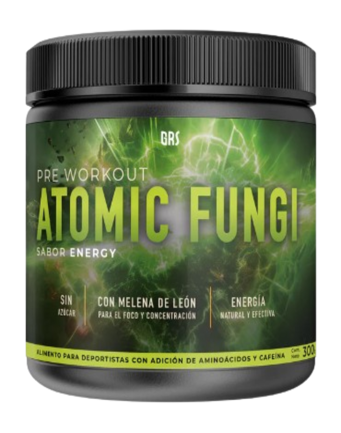 PRE WORKOUT ATOMIC FUNGI SABOR ENERGY 300g
